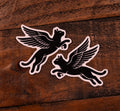 Meowtlaw 3-inch Die-Cut Black Cat Sticker 2-PACK